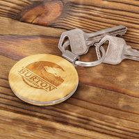 Echo Beech Wood Key Ring