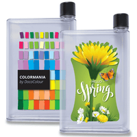 Flat Drink Bottle | Custom Branded | Promotional Drink Bottle | BRAND KNEW PROMOTIONAL PRODUCTS