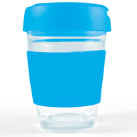 Flip Lid Glass Cup