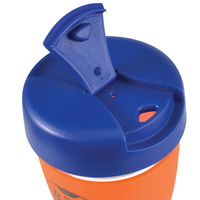 Flip Lid Glass Cup