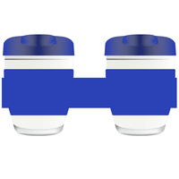 Flip Lid Glass Cup | Custom Branded | Promotional Reusable Cup | BRAND KNEW PROMOTIONAL PRODUCTS