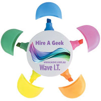 Flower Highlighter | Custom Branded | Promotional Highlighter | BRAND KNEW PROMOTIONAL PRODUCTS