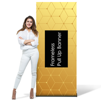 Frameless Pull Up Banner