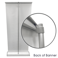 Frameless Pull Up Banner | Custom Branded | Promotional Signage | BRAND KNEW PROMOTIONAL PRODUCTS