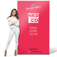 Frameless Pull Up Banner | Custom Branded | Promotional Signage | BRAND KNEW PROMOTIONAL PRODUCTS