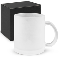 Frosted Glass Mug | Custom Branded | Promotional Glassware | BRAND KNEW PROMOTIONAL PRODUCTS