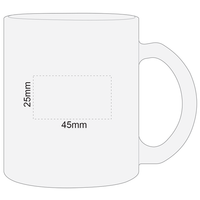 Frosted Glass Mug