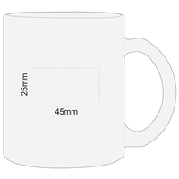 Frosted Glass Mug | Custom Branded | Promotional Glassware | BRAND KNEW PROMOTIONAL PRODUCTS