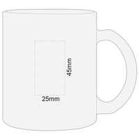 Frosted Glass Mug