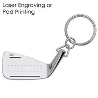 Golf Club Key Ring | Custom Branded | Promotional Keyring | BRAND KNEW PROMOTIONAL PRODUCTS