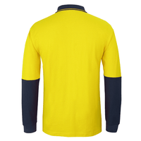 Hi - Vis Cotton Tradies Polo - Long Sleeve | Custom Branded | Promotional Safety | BRAND KNEW PROMOTIONAL PRODUCTS
