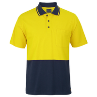 Hi-Vis Cotton Tradies Polo - Short Sleeve