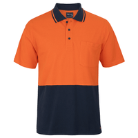 Hi - Vis Cotton Tradies Polo - Short Sleeve | Custom Branded | Promotional Safety | BRAND KNEW PROMOTIONAL PRODUCTS