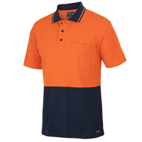 Hi-Vis Cotton Tradies Polo - Short Sleeve