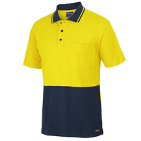 Hi-Vis Cotton Tradies Polo - Short Sleeve