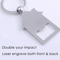 House Bottle Opener Key Ring | Custom Branded | Promotional Keyring | BRAND KNEW PROMOTIONAL PRODUCTS