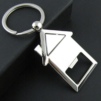 House Bottle Opener Key Ring