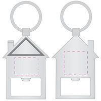 House Bottle Opener Key Ring | Custom Branded | Promotional Keyring | BRAND KNEW PROMOTIONAL PRODUCTS