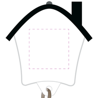 House Flashlight Key Ring