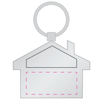 House Key Ring | Custom Branded | Promotional Keyring | BRAND KNEW PROMOTIONAL PRODUCTS