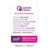 House Shaped Fridge Magnet | Custom Branded | Promotional magnet | BRAND KNEW PROMOTIONAL PRODUCTS