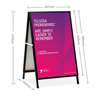 Insertable A Frame Sandwich Boards