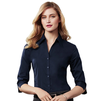 Ladies Metro 3/4 Sleeve Shirt