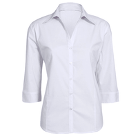 Ladies Metro 3/4 Sleeve Shirt | Custom Branded | Promotional Uniform | BRAND KNEW PROMOTIONAL PRODUCTS
