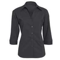 Ladies Metro 3/4 Sleeve Shirt | Custom Branded | Promotional Uniform | BRAND KNEW PROMOTIONAL PRODUCTS