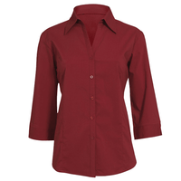 Ladies Metro 3/4 Sleeve Shirt | Custom Branded | Promotional Uniform | BRAND KNEW PROMOTIONAL PRODUCTS