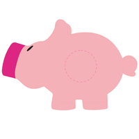 Large Piggy Bank | Custom Branded | Promotional Novelty | BRAND KNEW PROMOTIONAL PRODUCTS