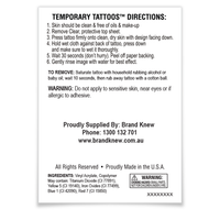 Large Temp Tattoos
