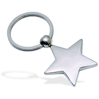Metal Star Key Ring