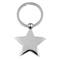 Metal Star Key Ring | Custom Branded | Promotional Keyring | BRAND KNEW PROMOTIONAL PRODUCTS