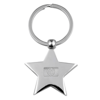 Metal Star Key Ring | Custom Branded | Promotional Keyring | BRAND KNEW PROMOTIONAL PRODUCTS