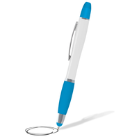 Multi Function Highlighter Pen with Stylus