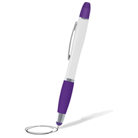 Multi Function Highlighter Pen with Stylus