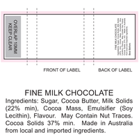 Neopolitan Chocolate with Personalised Wrapper