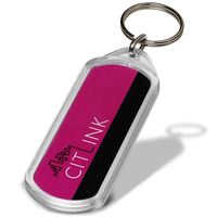 Oval Acrylic Key Ring