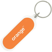 Oval Acrylic Key Ring | Custom Branded | Promotional Keyring | BRAND KNEW PROMOTIONAL PRODUCTS