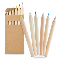 Pencils in Cardboard Box
