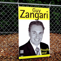 Plastic Election Sign