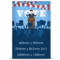 Plastic Election Sign