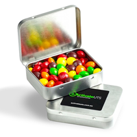 Confectionery Filled Rectangular Tin | Custom Branded | Promotional confectionery | BRAND KNEW PROMOTIONAL PRODUCTS