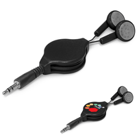 Retractable Earbuds | Custom Branded | Promotional Earbuds | BRAND KNEW PROMOTIONAL PRODUCTS