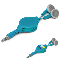 Retractable Earbuds | Custom Branded | Promotional Earbuds | BRAND KNEW PROMOTIONAL PRODUCTS