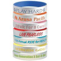Silver Wristband | Custom Branded | Promotional Novelty | BRAND KNEW PROMOTIONAL PRODUCTS