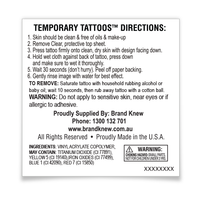 Small Temp Tattoos