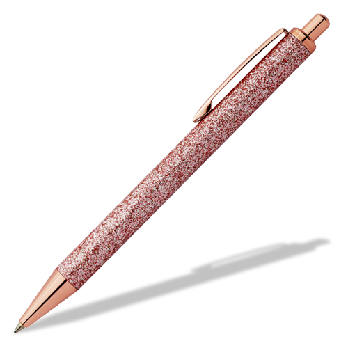 Rose Gold Glitter Ballpoint Pen