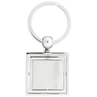 Metal Square Spinner Key Ring | Custom Branded | Promotional Keyring | BRAND KNEW PROMOTIONAL PRODUCTS